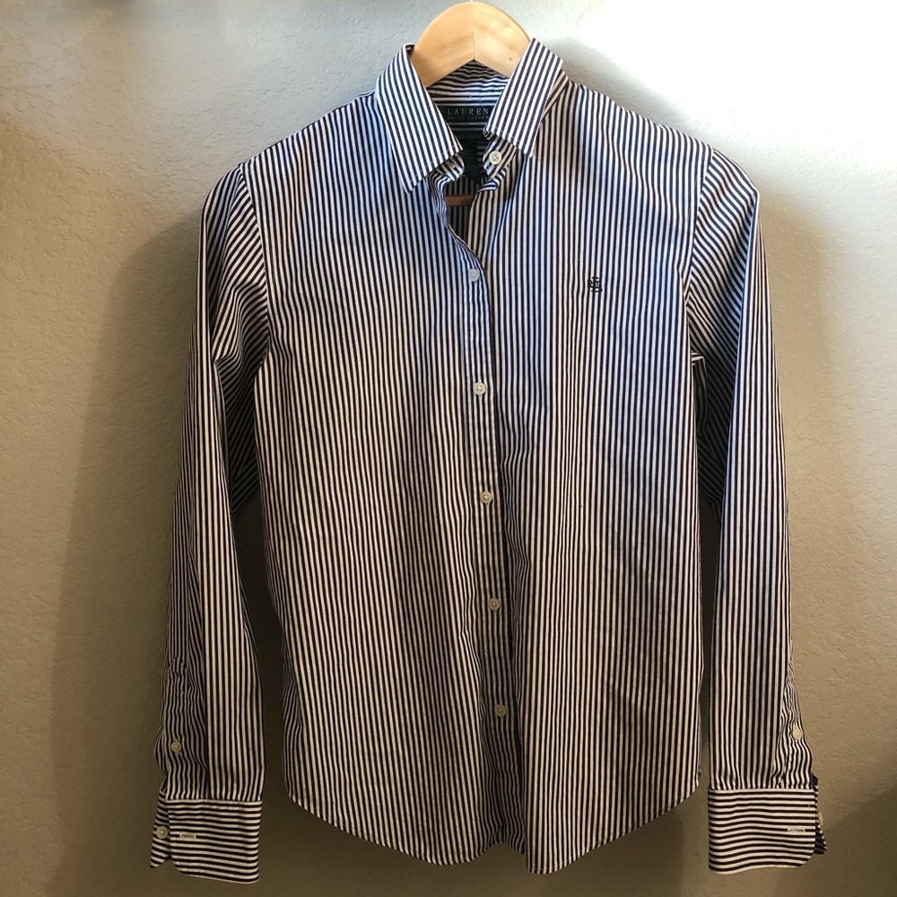 Ralph Lauren Pin Stripe Button Up Shirt